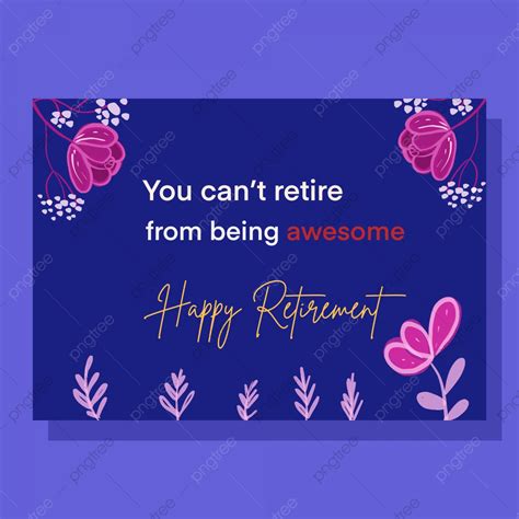 Retirement Card Template Elegant Editable And Modern With Word Template