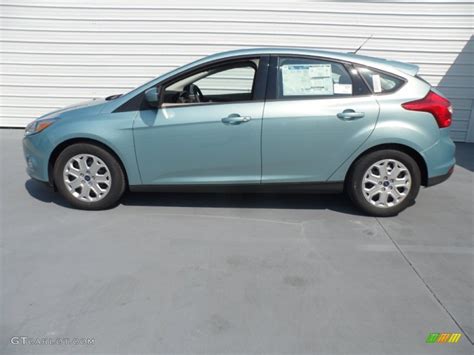 Frosted Glass Metallic 2012 Ford Focus SE 5 Door Exterior Photo