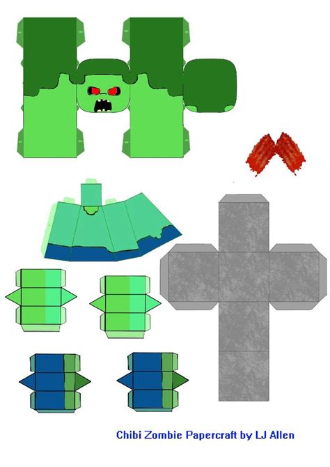 Printable Minecraft Papercraft Models Printable Papercrafts