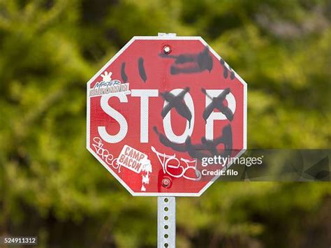 120 Stop Sign Graffiti Stock Photos, High-Res Pictures, and Images - Getty Images