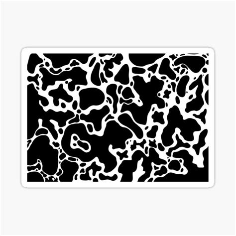 Cow Print Sticker For Sale By 11ty73r77 Redbubble