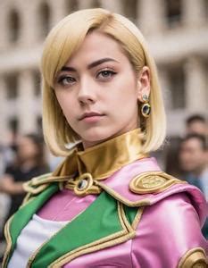 Female Giorno Cosplay Fancy Dress Face Swap Insert Your Face Id