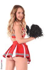 Wild Blond Cheerleader Svetlana Loves To Get Naked And Toy Snatch Photos