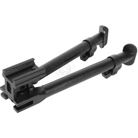 Aim Sports Airsoft Adjustable Bipod W Standard 20mm Weaver Mount