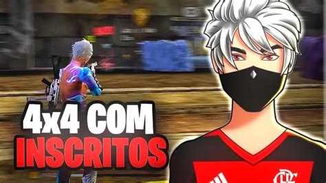 Borges Ao Vivo Xtreino Solo X Squad Free Fire Emulador Youtube