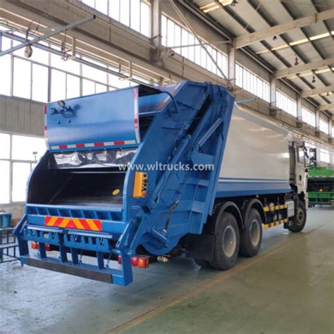 Wheel Shacman Cbm Waste Garbage Compactor Truck