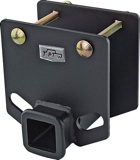 Toptow 63803 Rv Bumper Hitch Receiver 2 Inch Adapter Receiver Openning 3500 Lbs