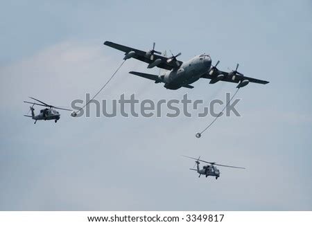 Aerial Refueling Of Helicopters Stock Photo 3349817 : Shutterstock