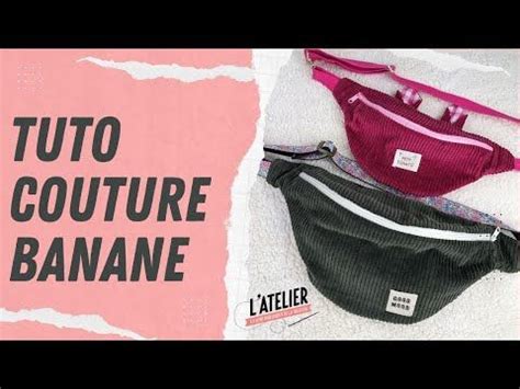 Apprenez à coudre un sac banane tendance et pratique avec ce tuto