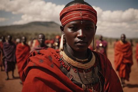 La Obra Maestra De Maasai Marvel Foto Premium