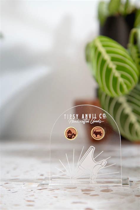 Paul Babe Wood Stud Earrings Hypoallergenic Wood Earrings Etsy
