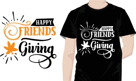 Happy Friends Giving Thanksgiving Quotes Design 23118705 Vector Art at Vecteezy