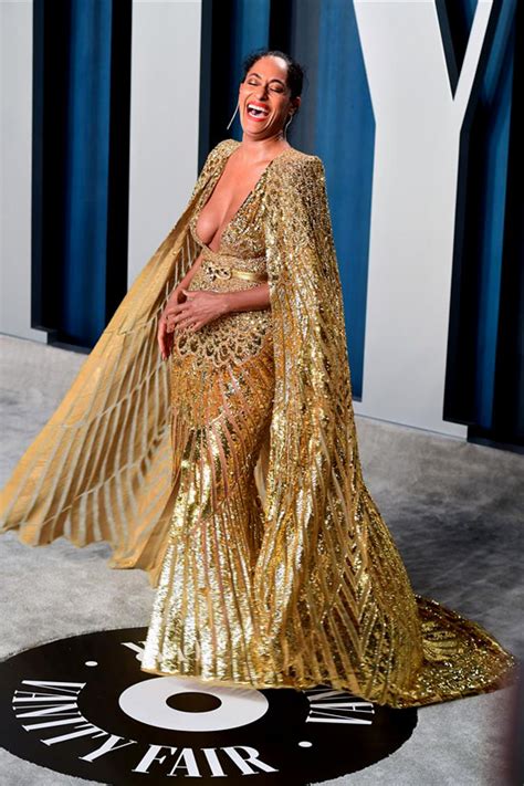 Tracee Ellis Ross In Zuhair Murad Couture At The Vanity Fair Oscar