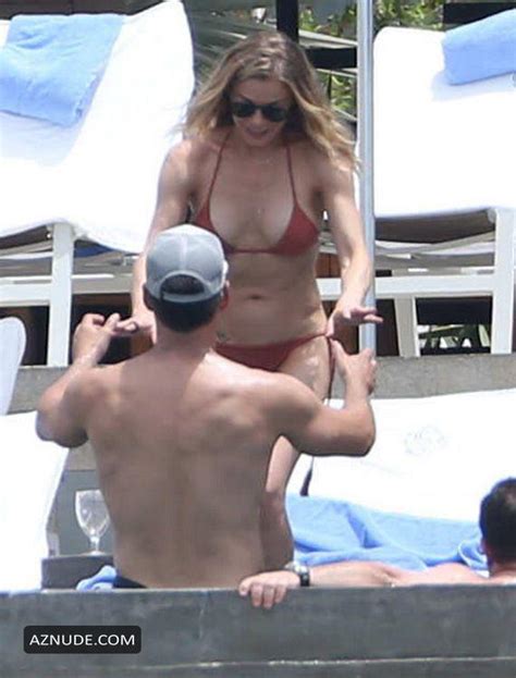Leann Rimes In A Red Bikini At Pool In Cabo San Lucas Aznude
