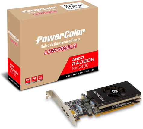 Powercolor Amd Radeon Rx 550 Low Profile Graphics Card With 2gb Gddr5 Memory