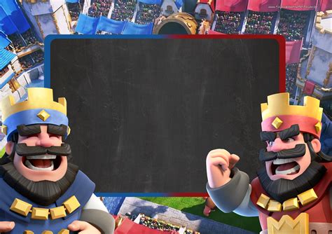 Convite Para Imprimir Clash Royale Fazendo A Nossa Festa