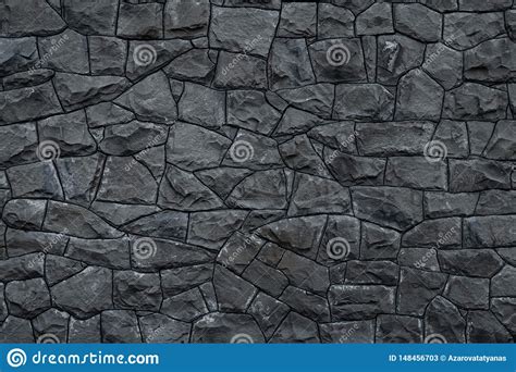 Mur En Pierre Sale Gris Texture De Granit Gris Fond Approximatif Fonc