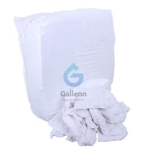 Galleon Cleaning Rags Terry Towelling White Galleon Supplies