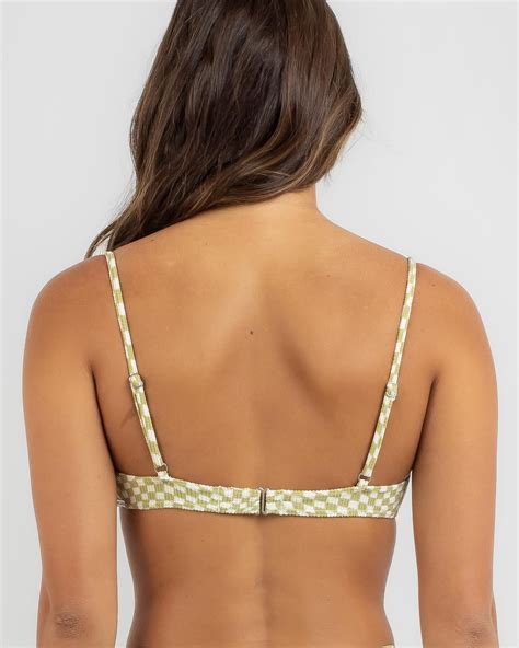 Shop Billabong Super Mila Bralette Bikini Top In Cedar Fast Shipping Easy Returns City