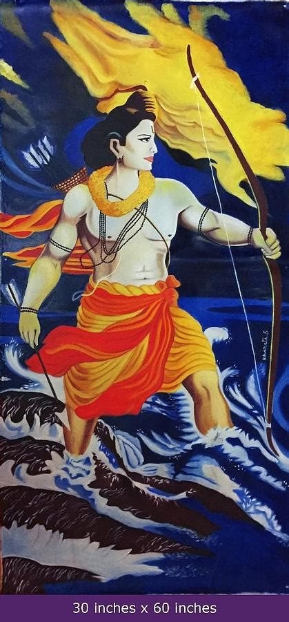 Lord Rama Painting by Bharati Iyer