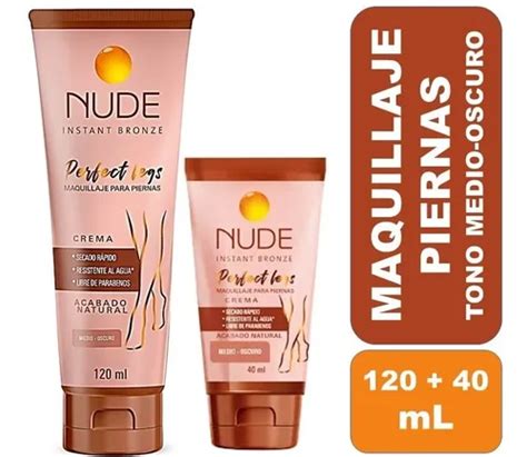 Nude Maquillaje Piernas Broncea Ml A Cuotas Sin Inter S