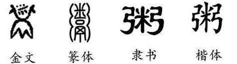 粥字的演变 牛字的演变 伤感说说吧