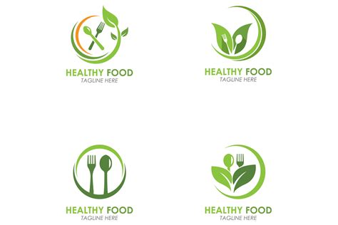 Healthy Food Logo Inspiration