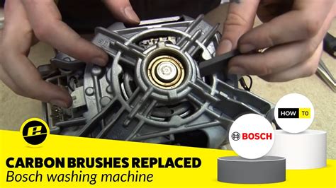 How To Replace Carbon Brushes On A Washing Machine Bosch Youtube