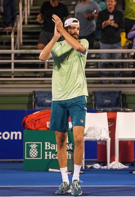 Professional Tennis Player Reilly Opelka Of United States Celebrates