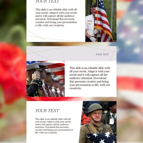 Veterans Day Powerpoint Template Free Masterbundles