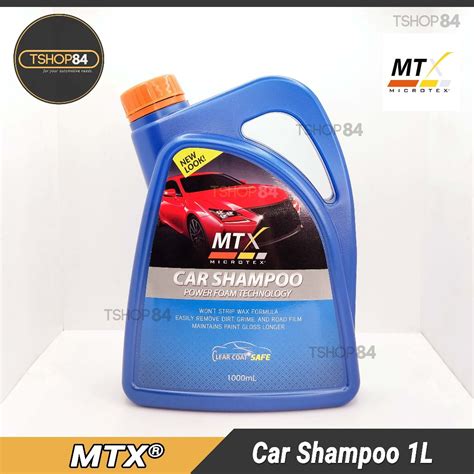 Microtex Car Shampoo Mtx Power Foam Technology Ms Ml Shopee