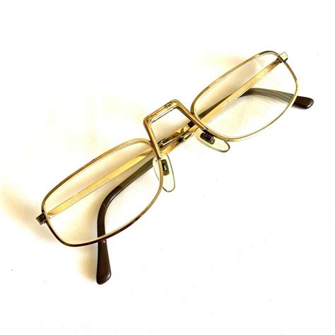 Dior Rare Christian Dior Folding Vintage 90s Gold Frames Grailed