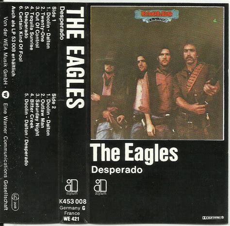 Eagles Desperado Clear Shell Cassette Discogs