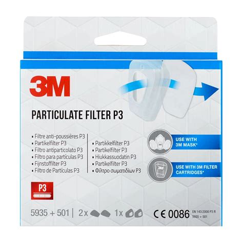 3M Filter 5935 FFP3 Weiß 2 Paar kaufen bei OBI
