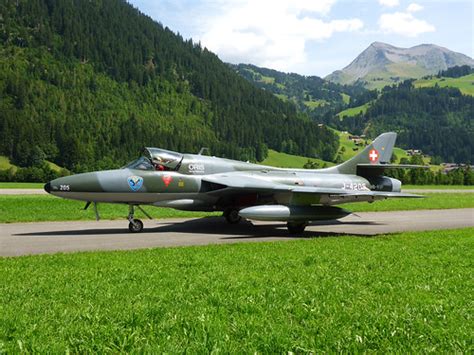 Hawker Hunter T 68 Verein Flieger Museum Altenrhein HB RVP Flickr