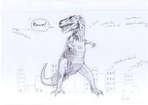 T-Rex sketch 0509 by LeikEerie on DeviantArt