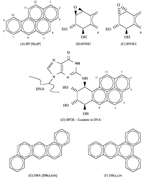 Structural Formulae Of A Benzo A Pyrene B Benzo A