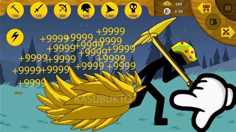 Summon Hero Miner Hack X Gold Vs Super Huge Gold Rush Stick War