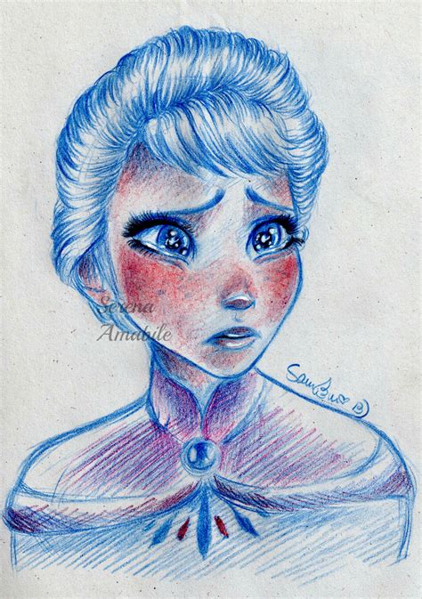 Elsa Cry By Serenaamabile On Deviantart