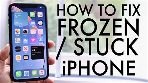 How To Fix A Frozen Stuck Iphone Youtube