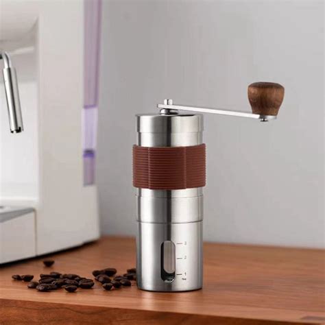 Manual Coffee Grinder Portable Hand Coffee Bean Grinder with Scale