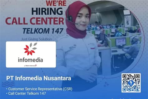 Lowongan Kerja Pt Infomedia Nusantara Telkom Group Posisi Customer