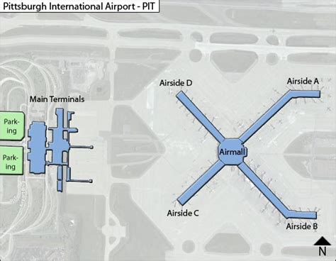 Pittsburgh Airport Map | PIT Terminal Guide