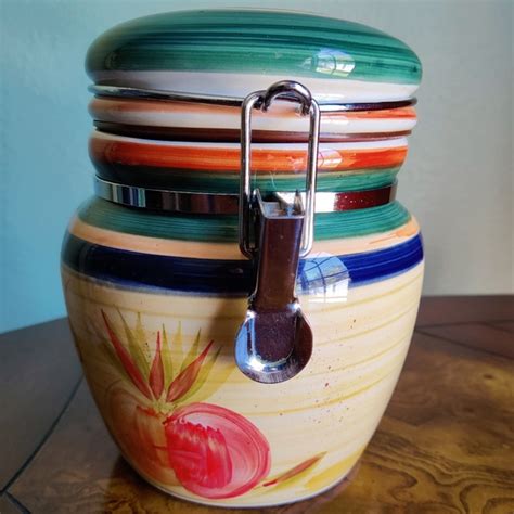 Gibson Kitchen Gibson Jar With Latching Lid Vintage Poshmark