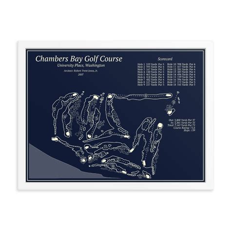 Chambers Bay Golf Course – Course Maps