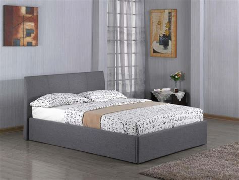 Furnishings Direct Grey Fabric Fusion Gas Lift Ottoman Bed