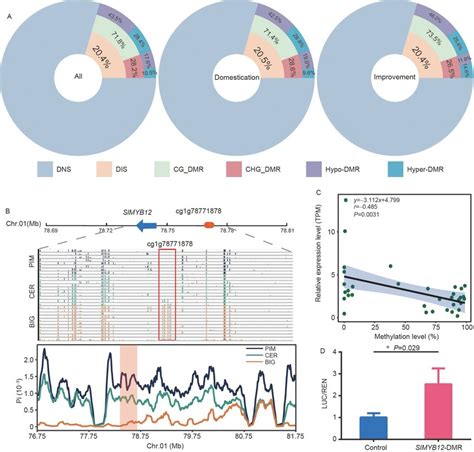 Methylation Regions DMRs Differentially Overlapped With Selective