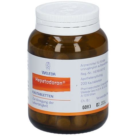 WELEDA Hepatodoron 200 St Shop Apotheke