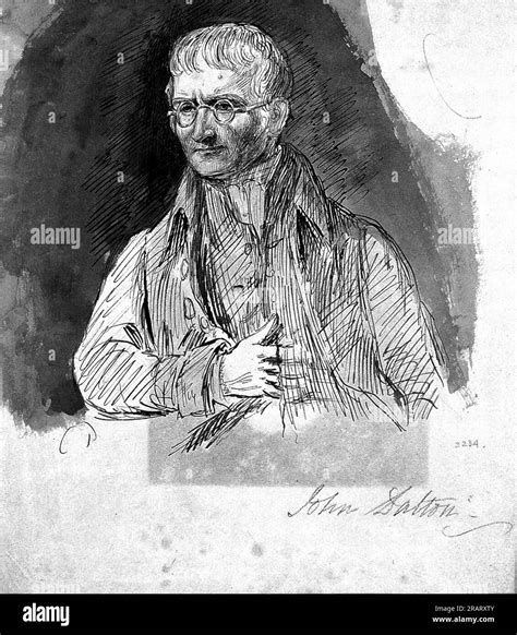 Portrait Of John Dalton The Most Widely Known Portrait Of John Dalton