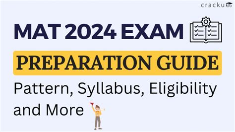 MAT Exam 2024 Preparation Guide Pattern Syllabus Eligibility And